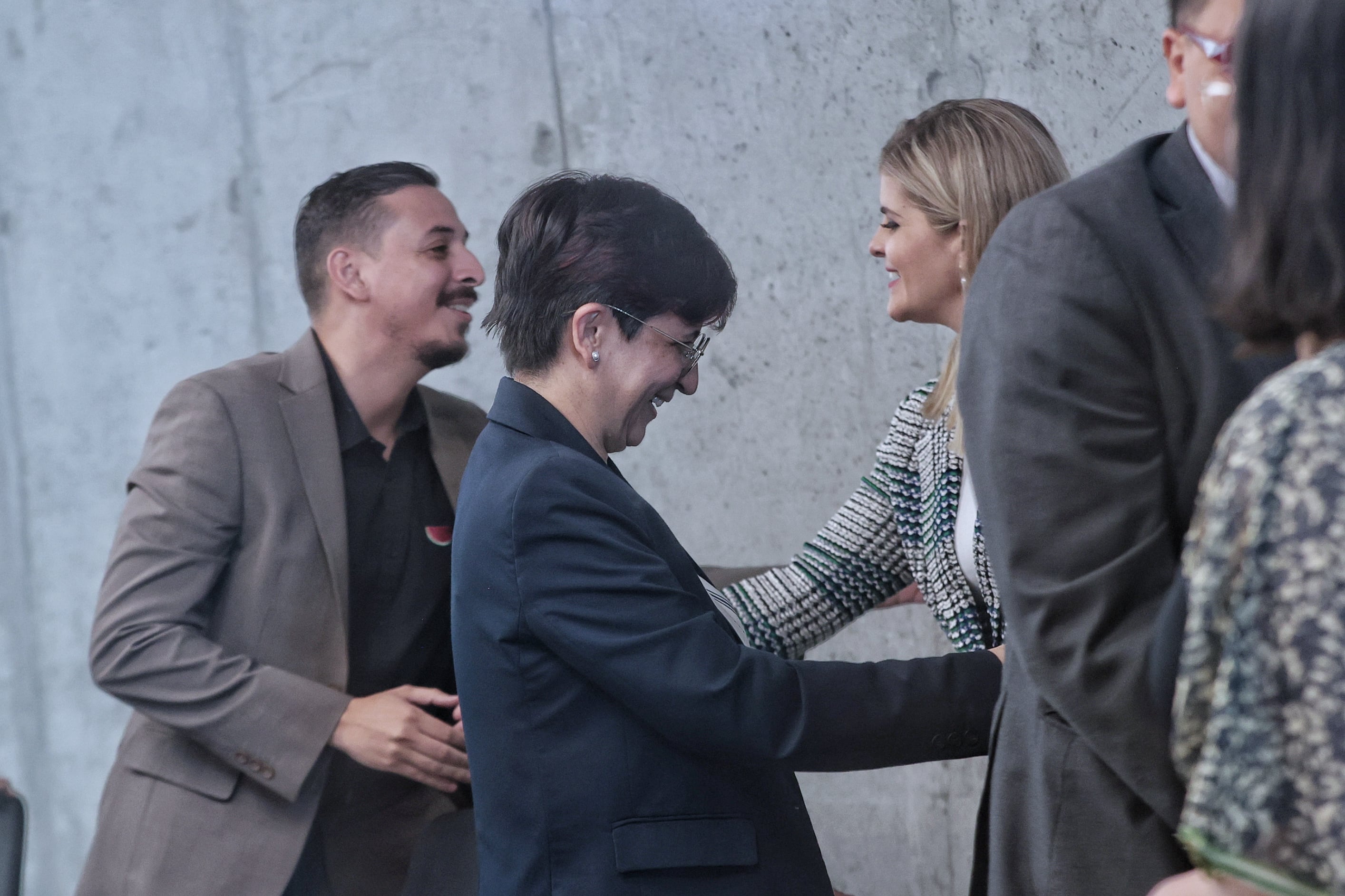 Reunión Laura Fernández con diputados del Frente Amplio / Foto John Durán