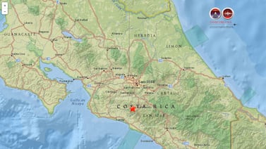 Temblor de 4,7 grados sacude Costa Rica el Sábado Santo