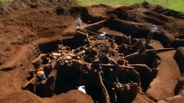 Encontraron una metrópolis subterránea: removieron 40 toneladas de tierra y tenía 50 metros cuadrados