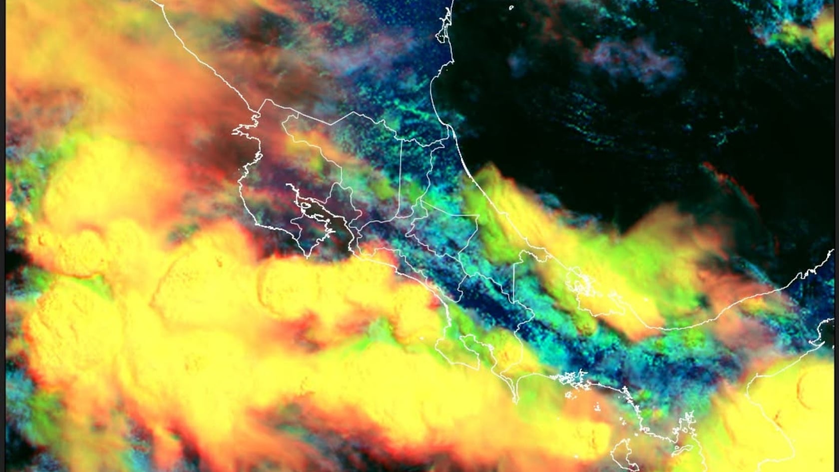 El IMN prevé aguaceros intensos, tormentas eléctricas y posibles inundaciones por la influencia de la onda tropical N.° 12.