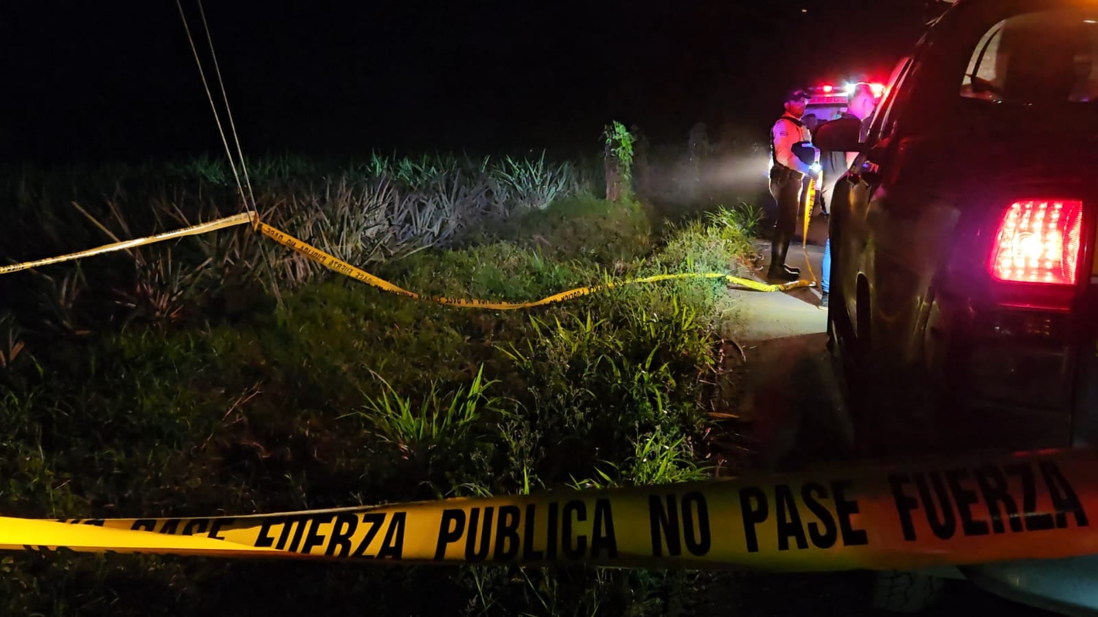 Accidente cinta amarilla