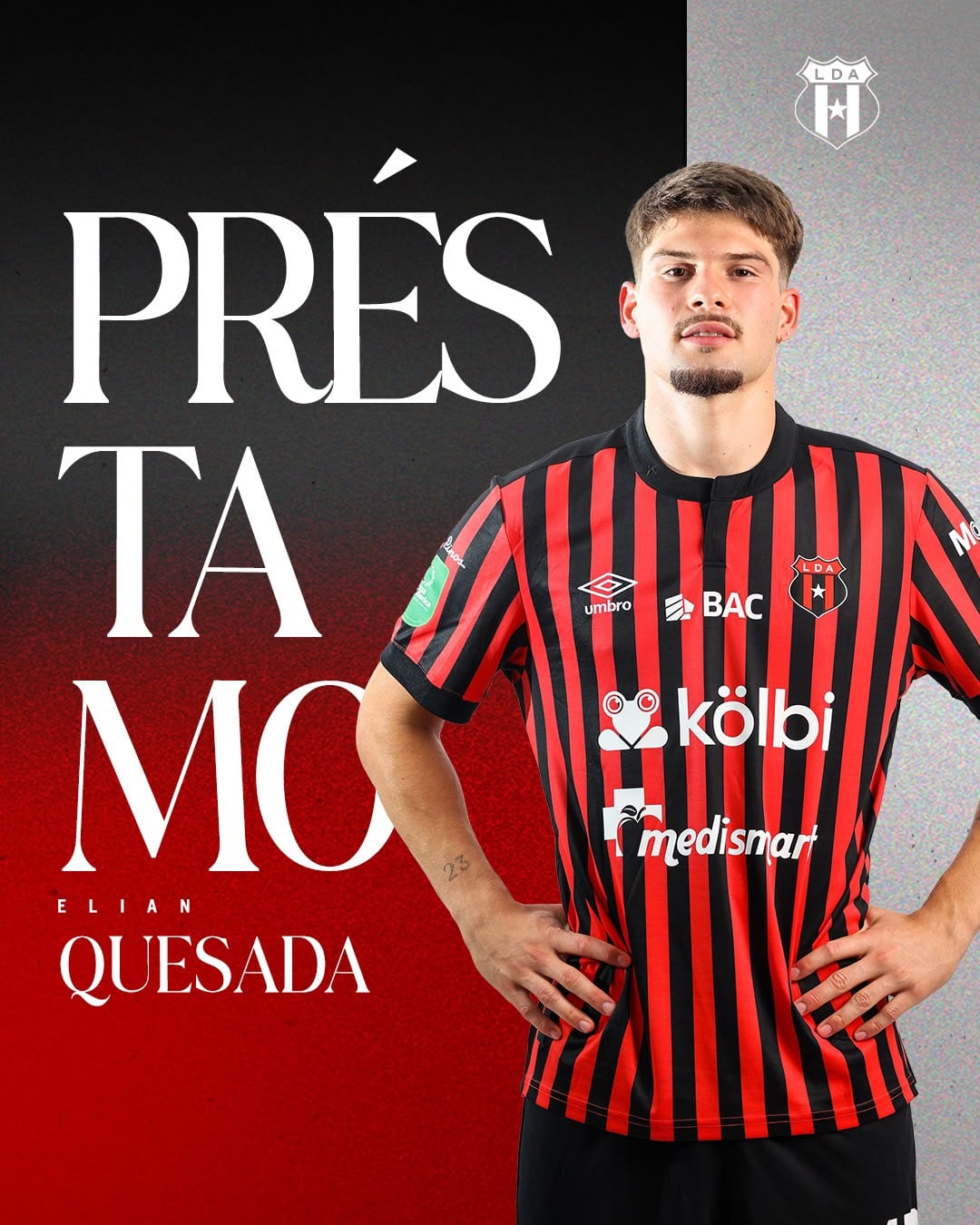 Elián Quesada irá como préstamo a Peréz Zeledón.