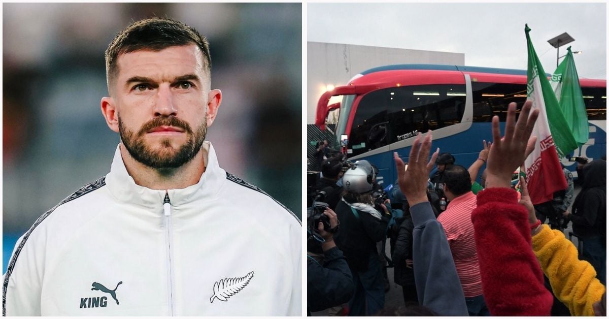 Tim Payne y la selección de Irán se alistan para el debut mundialista.