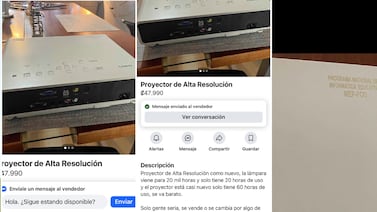 Así se pronunció el MEP luego de que se revelara que su equipo tecnológico se vendía en el Marketplace de Facebook