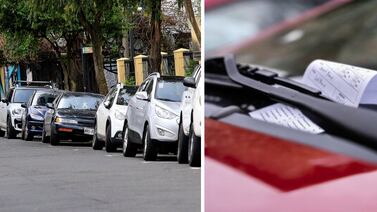 Empleados de empresa de parquímetros emiten multas a conductores en Desamparados