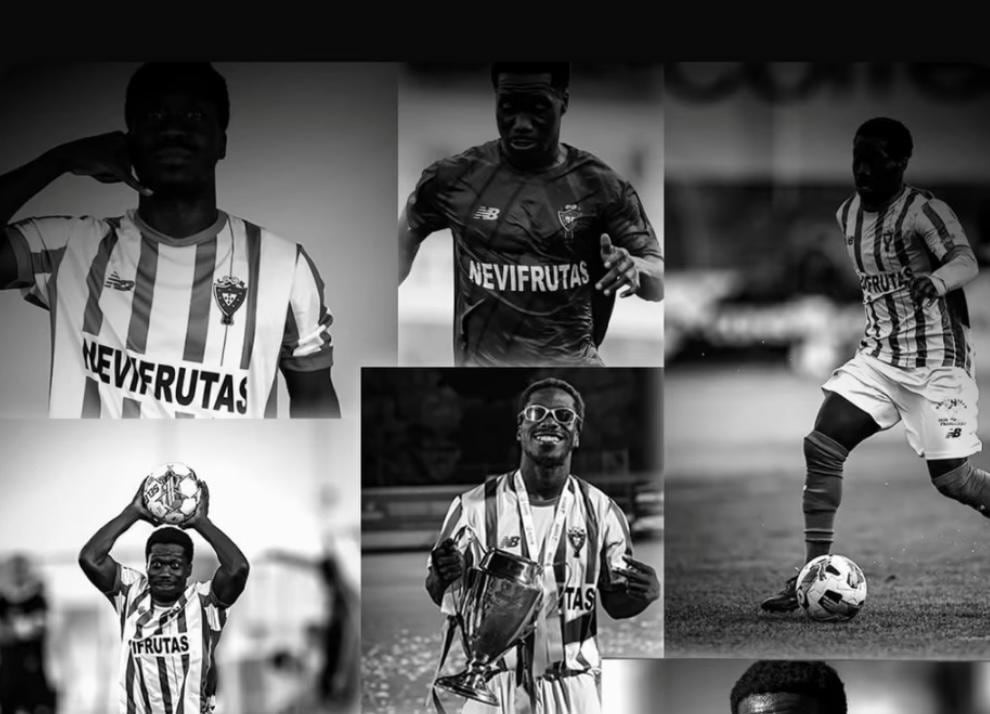 El club LGC Moncarapachense compartió imágenes de Nassur Bacem, el jugador de 27 años que colapsó y murió en medio de un partido.