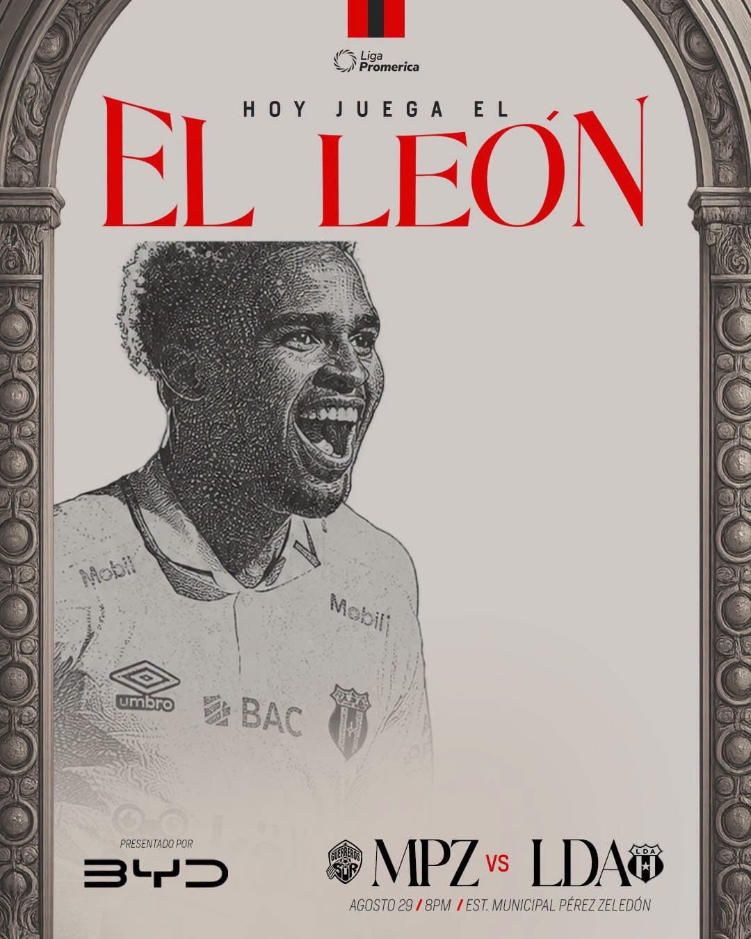 Así anuncia Alajuelense su partido de visita contra Pérez Zeledón.