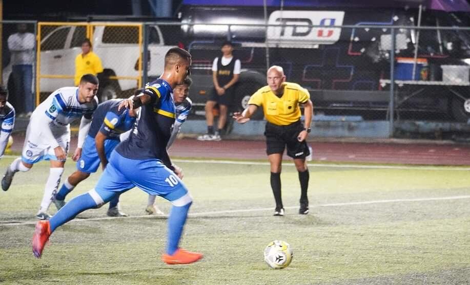 Greven Fonseca scored the third goal for the Scorpios from the penalty spot. Santa Ana was eliminated from the cup competition.