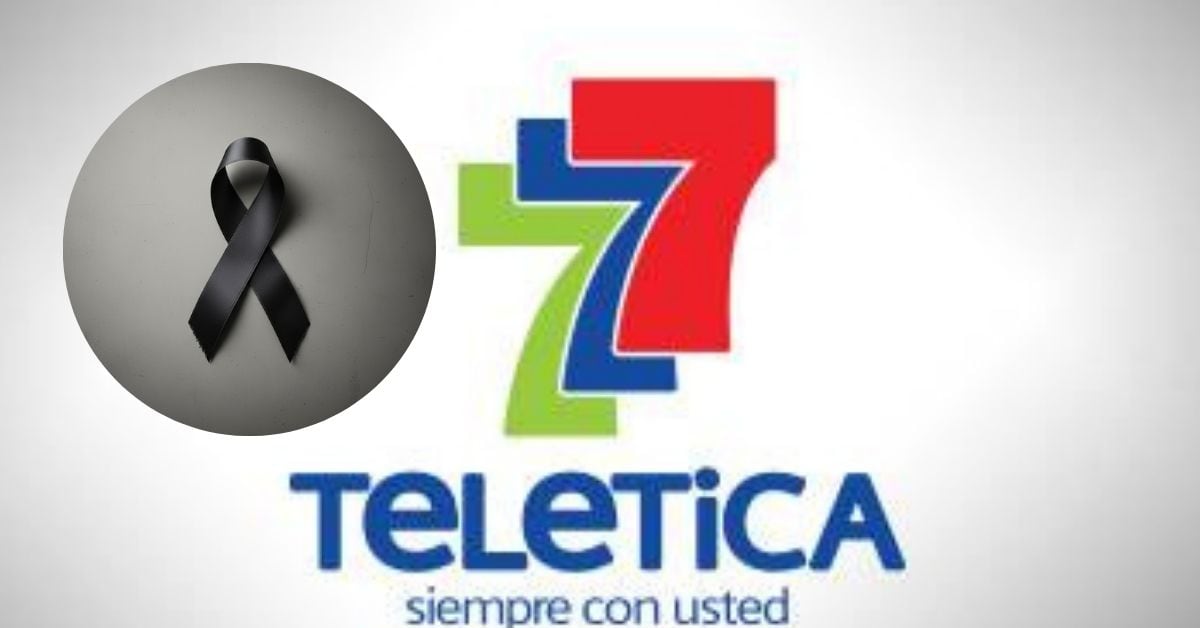 Teletica logo luto