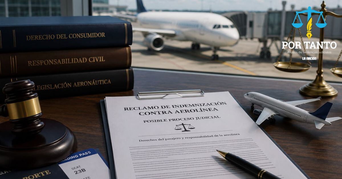 en la imagen una hoja que simboliza un reclamo legal ante una aerolínea
