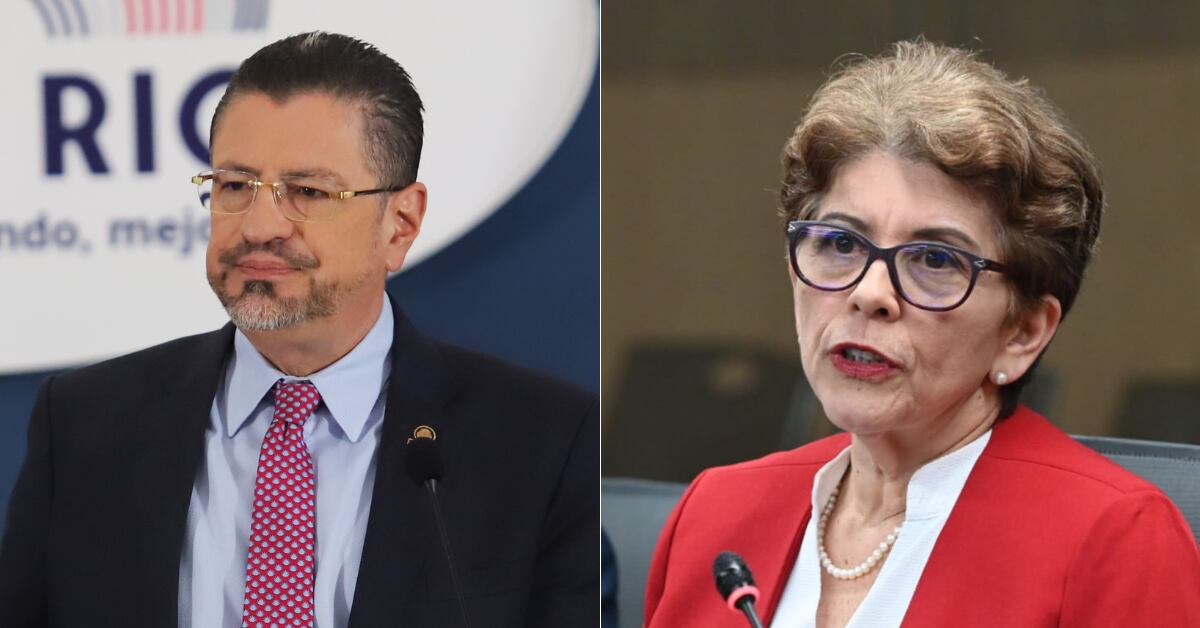 Rodrigo Chaves pretende sostener una reunión con la contralora Marta Acosta, para discutir una serie de proyectos que considera de importancia, pero sin precisar si se trata de otros más allá de escáneres y Ciudad Gobierno. Foto: Archivo LN