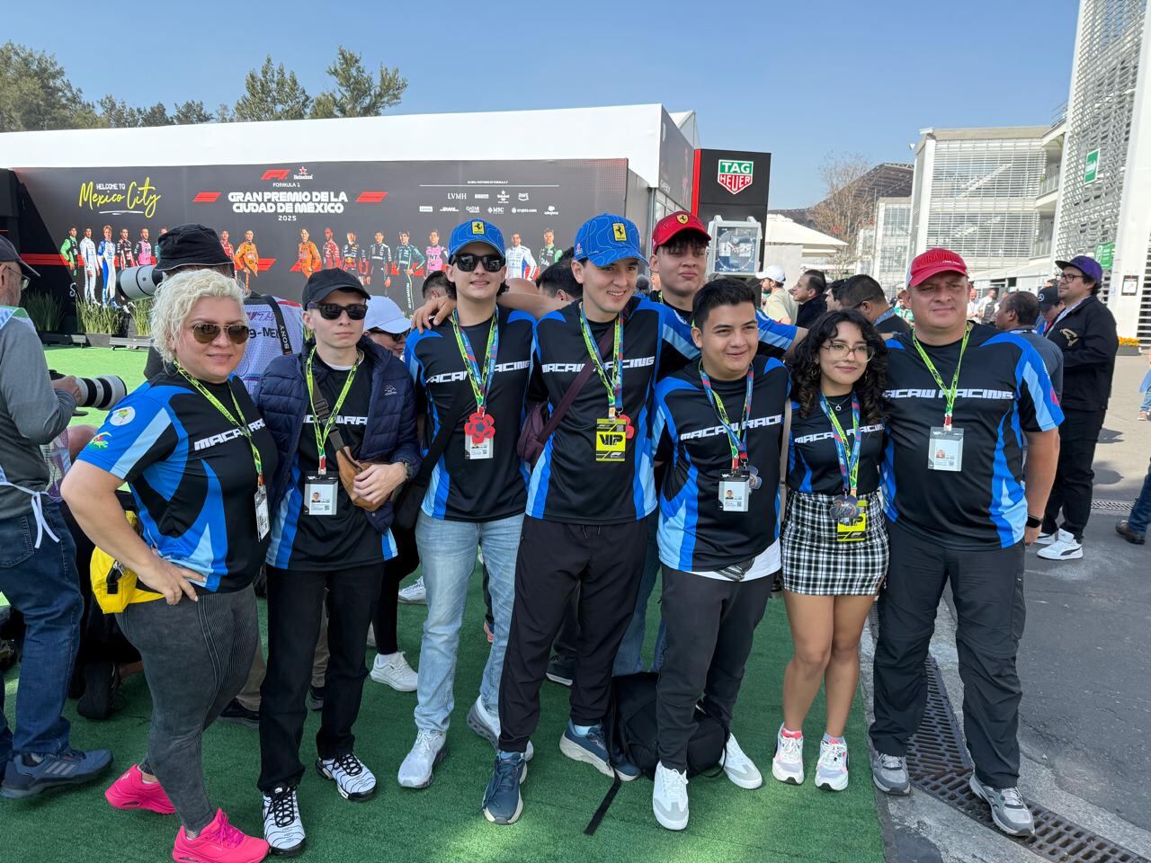 Los estudiantes tuvieron oportunidad de participar del circuito de Fórmula 1 en México.