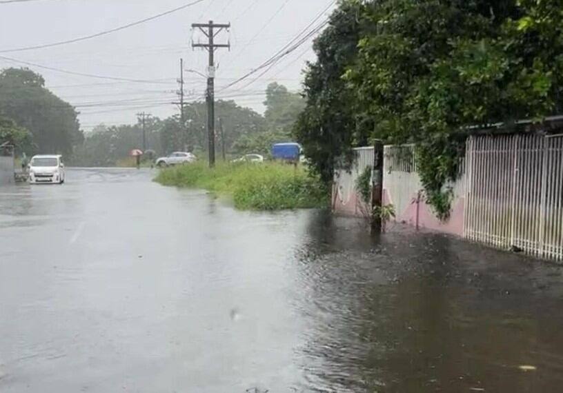 Inundaciones en Filadelfia, Guanacaste. Foto de Laura Zúñiga, encargada de los Clubes de Leones de la Bajura: Carrillo, Santa Cruz y Jicaral por una situación de cercanía.