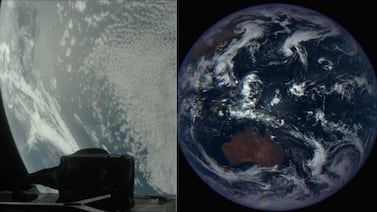 En su camino hacia un asteroide, la sonda de la NASA toma increíbles fotografías de la Tierra