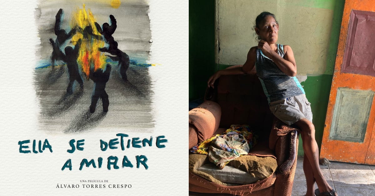 'Ella se detiene a mirar' habla de Yesenia, una mujer indígena del Caribe, madre de siete hijos, que vive en una comunidad de pescadores artesanales en Playa Azul, Tárcoles.