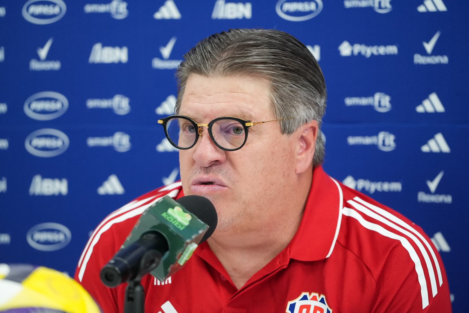 08/10/2025. Conferencia de prensa de la selección nacional de fútbol. Proyecto Goal, San Rafael, Alajuela. Fotografía: Lilly Arce.