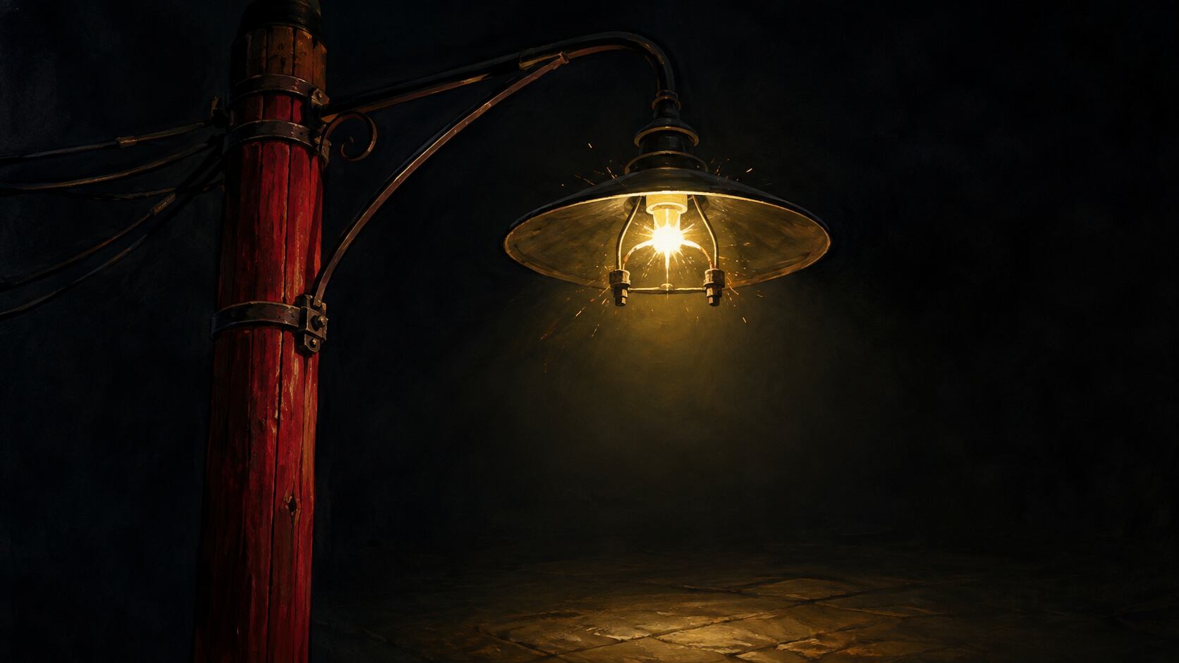 Primeros postes de luz eléctrica en Costa Rica Agosto de 1884