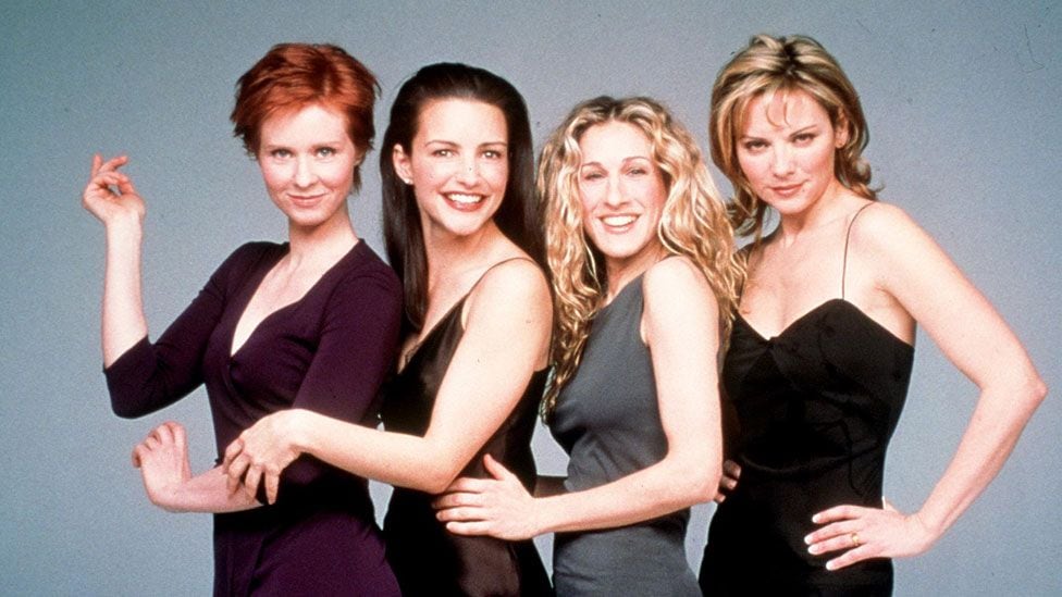 Las protagonistas de la serie Sex and the City.