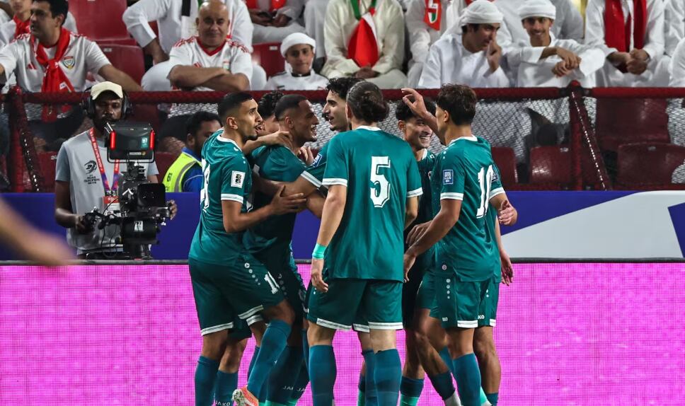 Irak venció a Emiratos Árabes Unidos en el último minuto y avanzó al repechaje intercontinental que otorgará dos boletos al Mundial 2026.