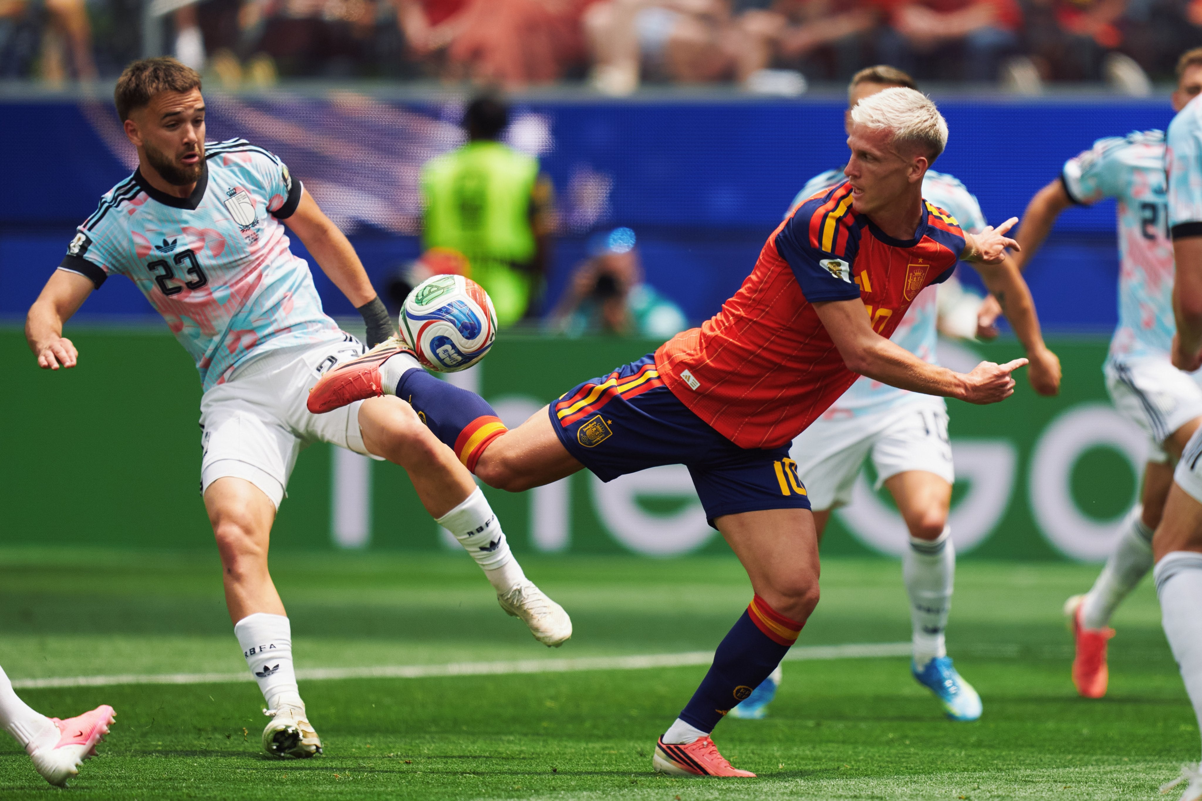 España y Bélgica no se dan tregua en el partido de cuartos de final del Mundial 2026.