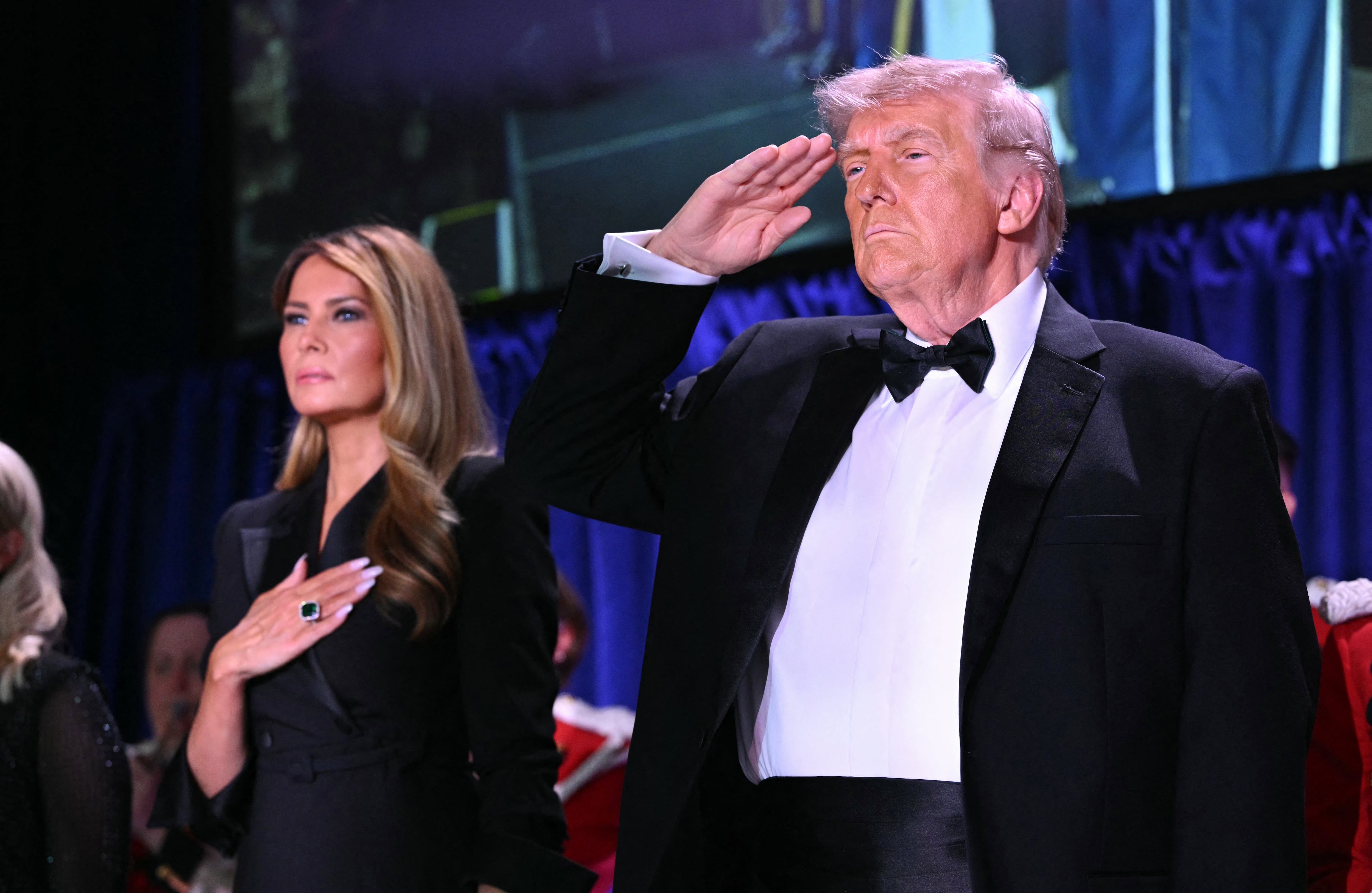 en la imagen Donald Trump y Melania Trump
