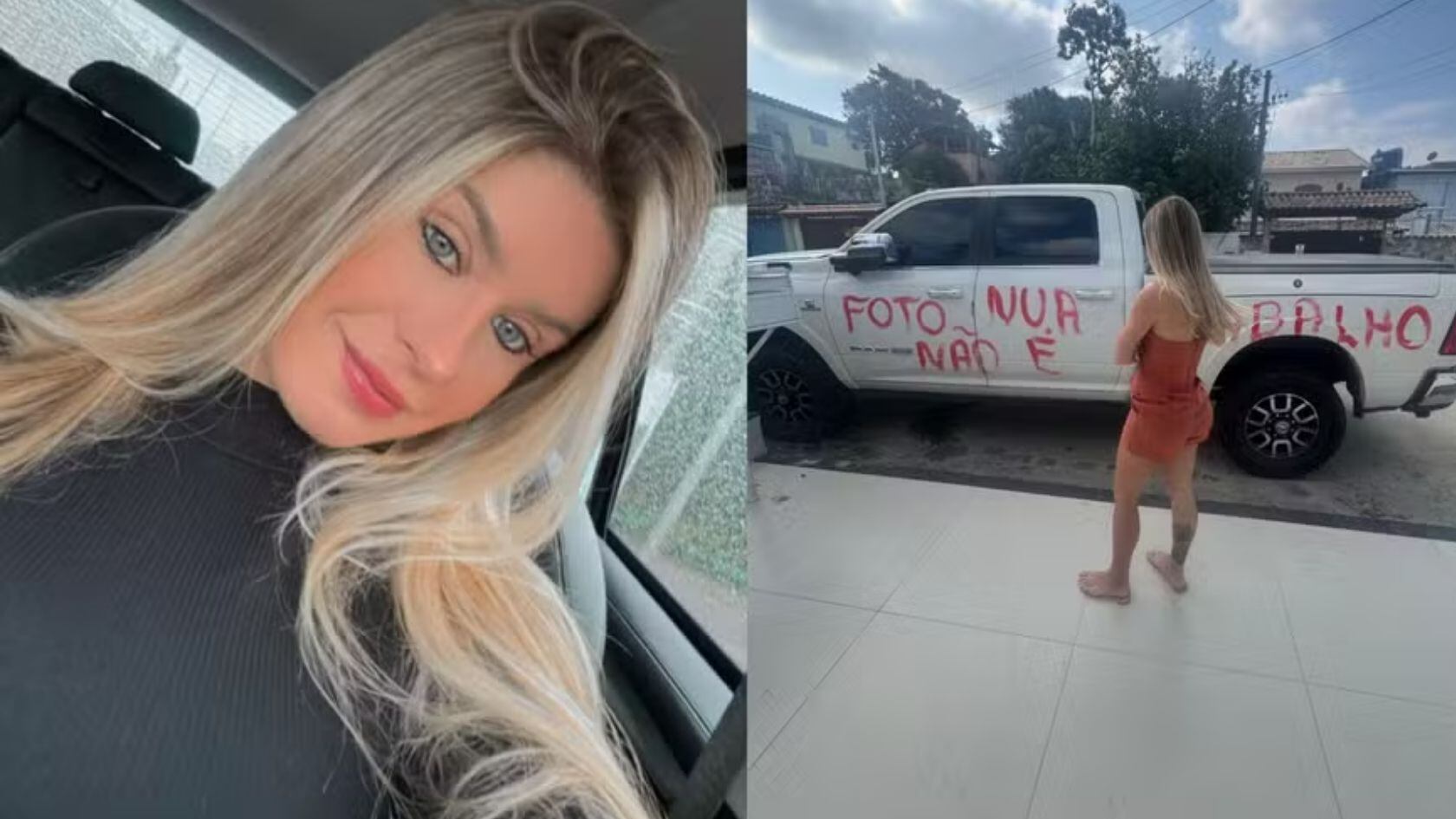 Débora halló su automóvil con una frase ofensiva. El ataque ocurrió frente a su casa y planea denunciarlo.