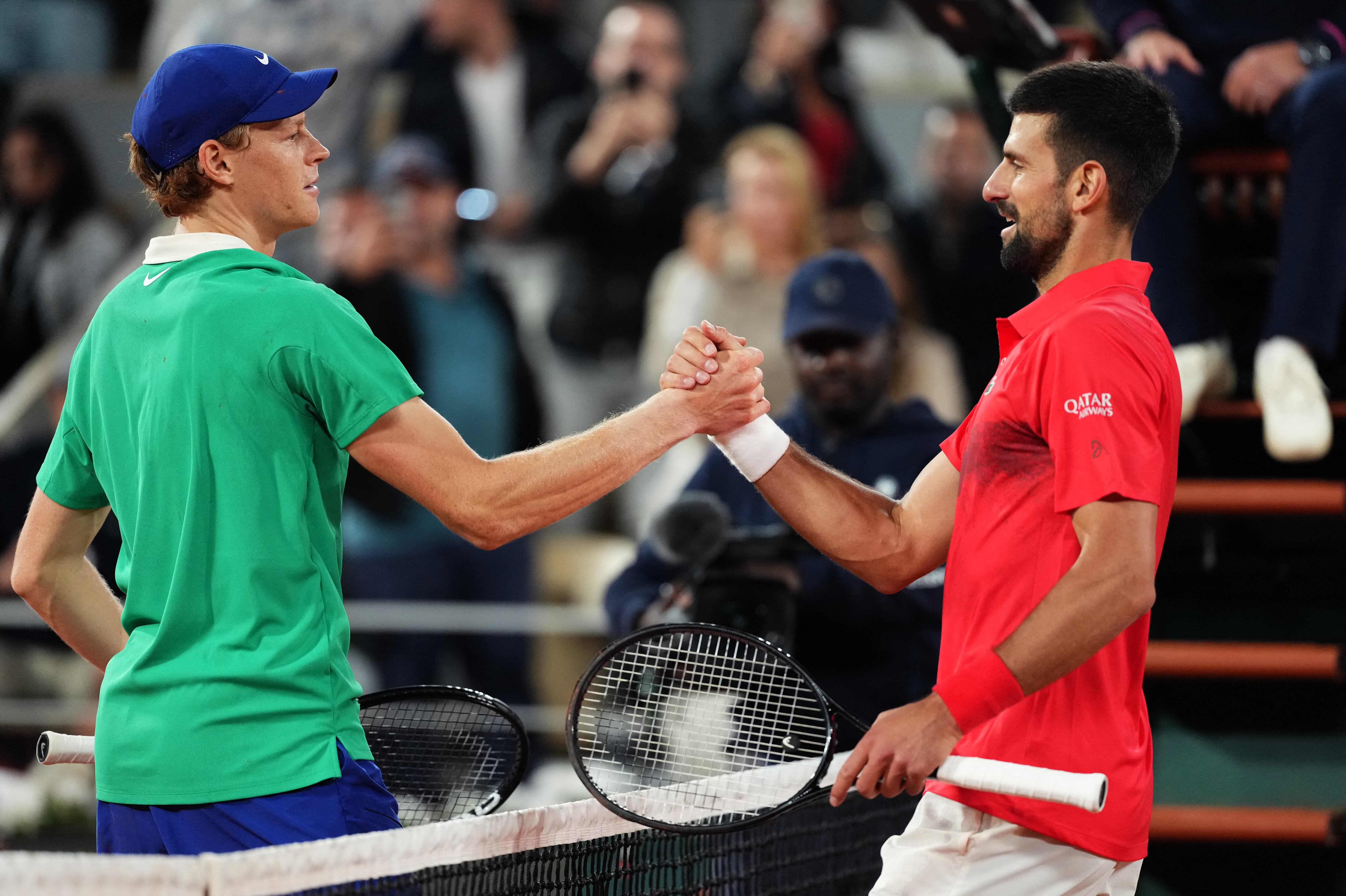 Jannik Sinner selló su pase a la final Roland Garros tras vencer Novak Djokovic