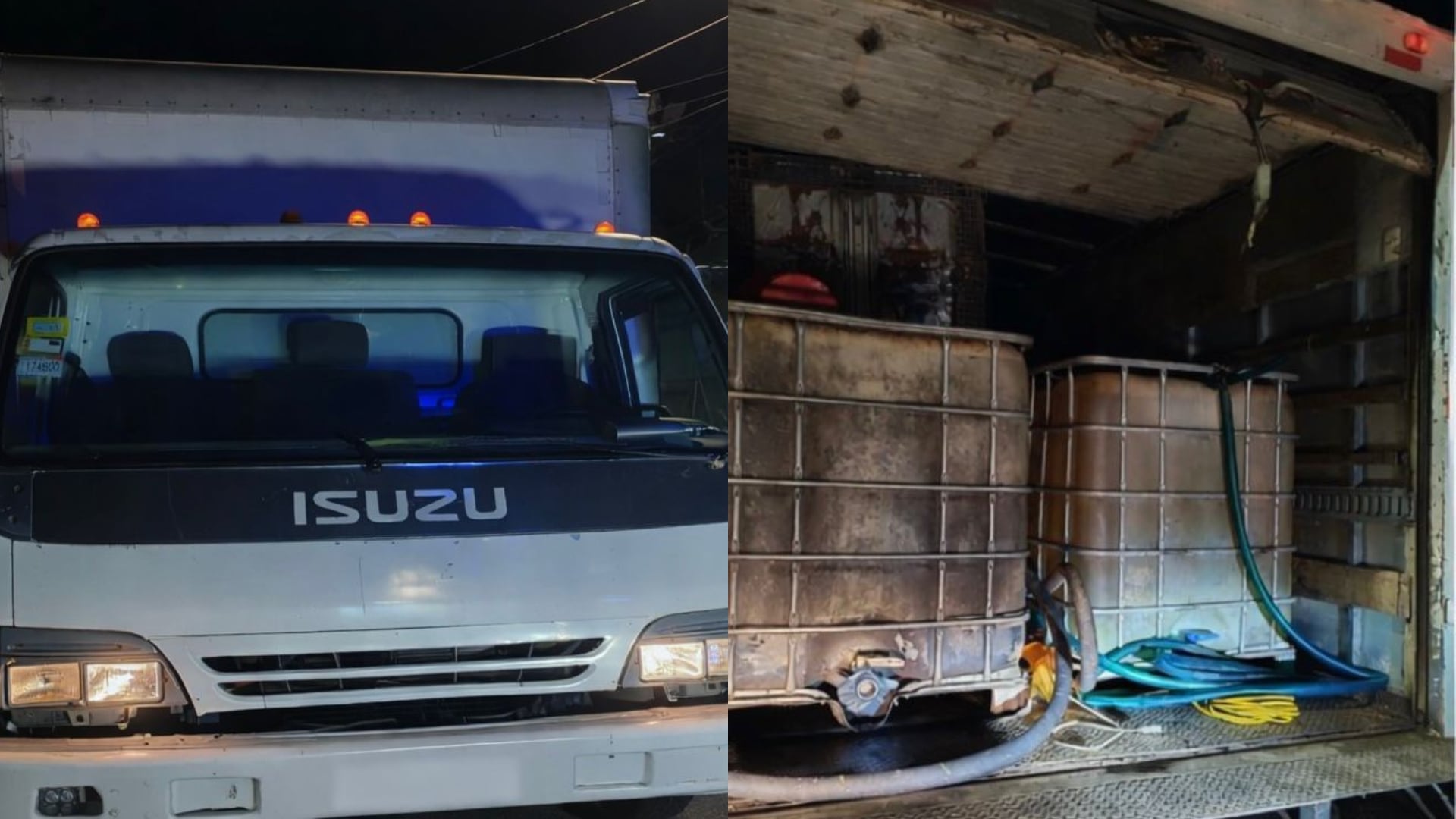 La Fuerza Pública interceptó un camión con 7.000 litros de diésel de Recope en Alajuela.