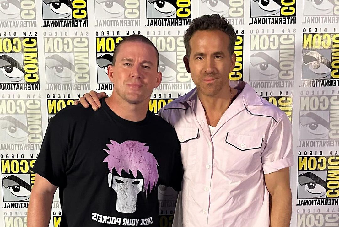 Channing Tatum junto a Ryan Reynolds, durante la última San Diego Comic-Con.