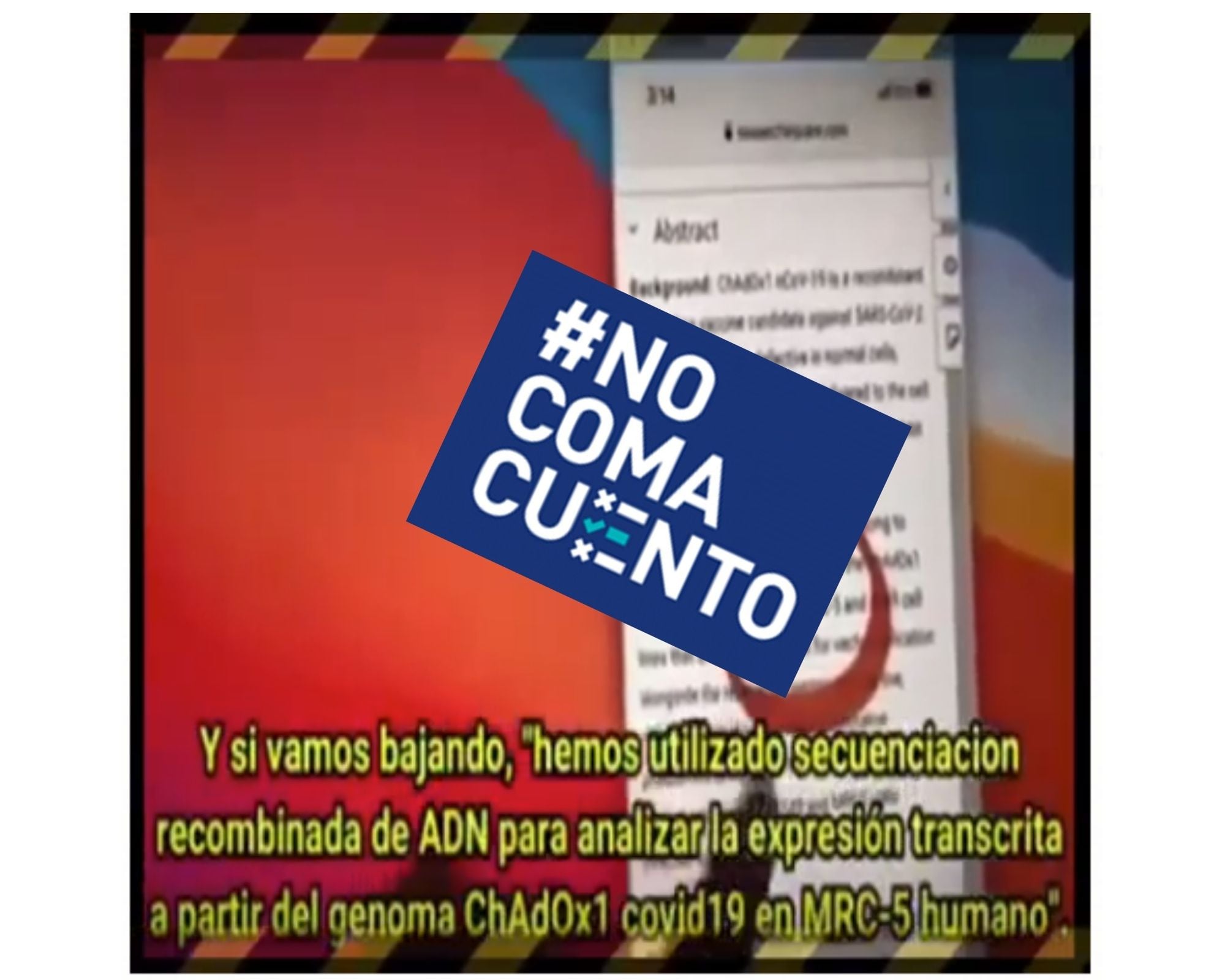 Es falso que la vacuna contra la covid-19, en la que trabajan actualmente el laboratorio británico AstraZeneca y la Universidad de Oxford, contenga “tejido pulmonar de un feto varón caucásico abortado de 14 semanas”, como lo dice un video difundido en redes sociales.
