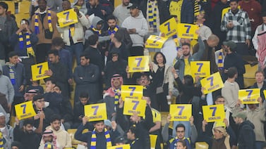 Aficionados del Al-Nassr muestran su apoyo a Cristiano Ronaldo en medio de la ‘huelga’ del astro