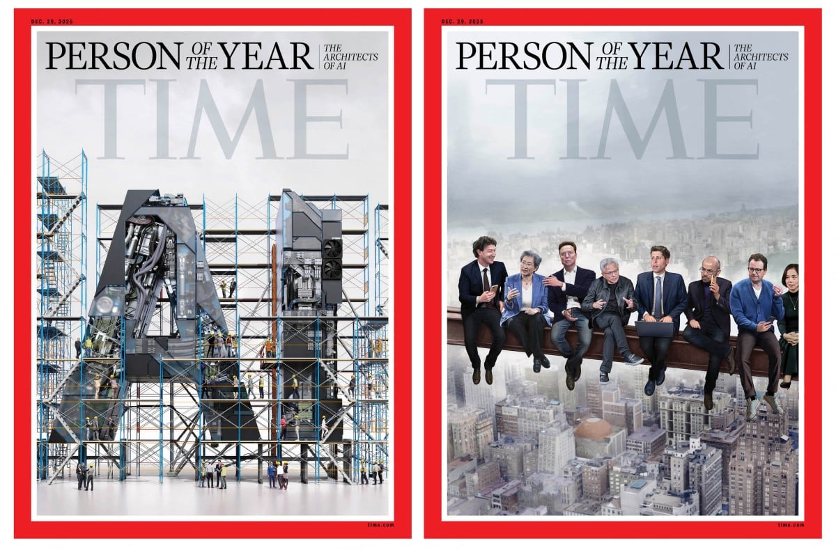 Portadas de revista TIME de los personajes del año 2025.