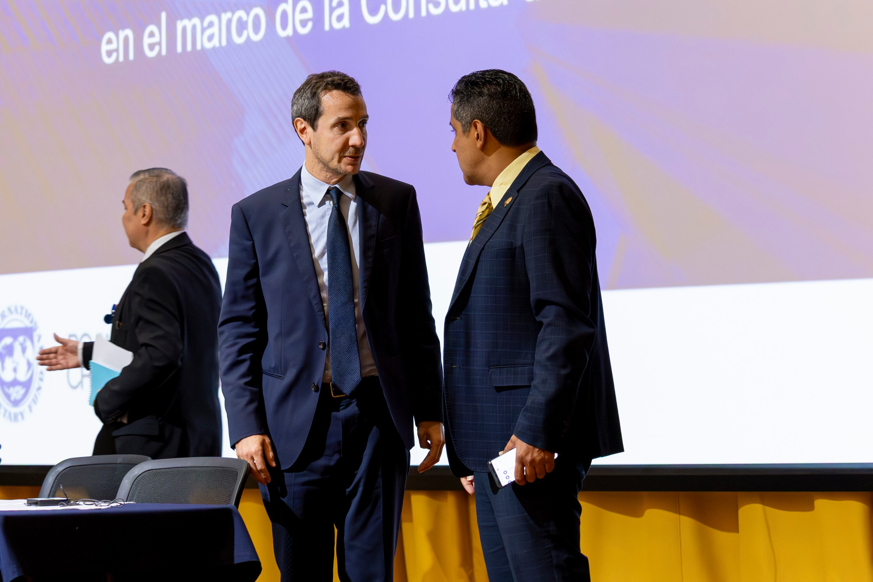 28/02/2025, San José, Superintendencia de Entidades Financieras, conferencia de prensa del FMI a cerca de la conclusión de su visita.