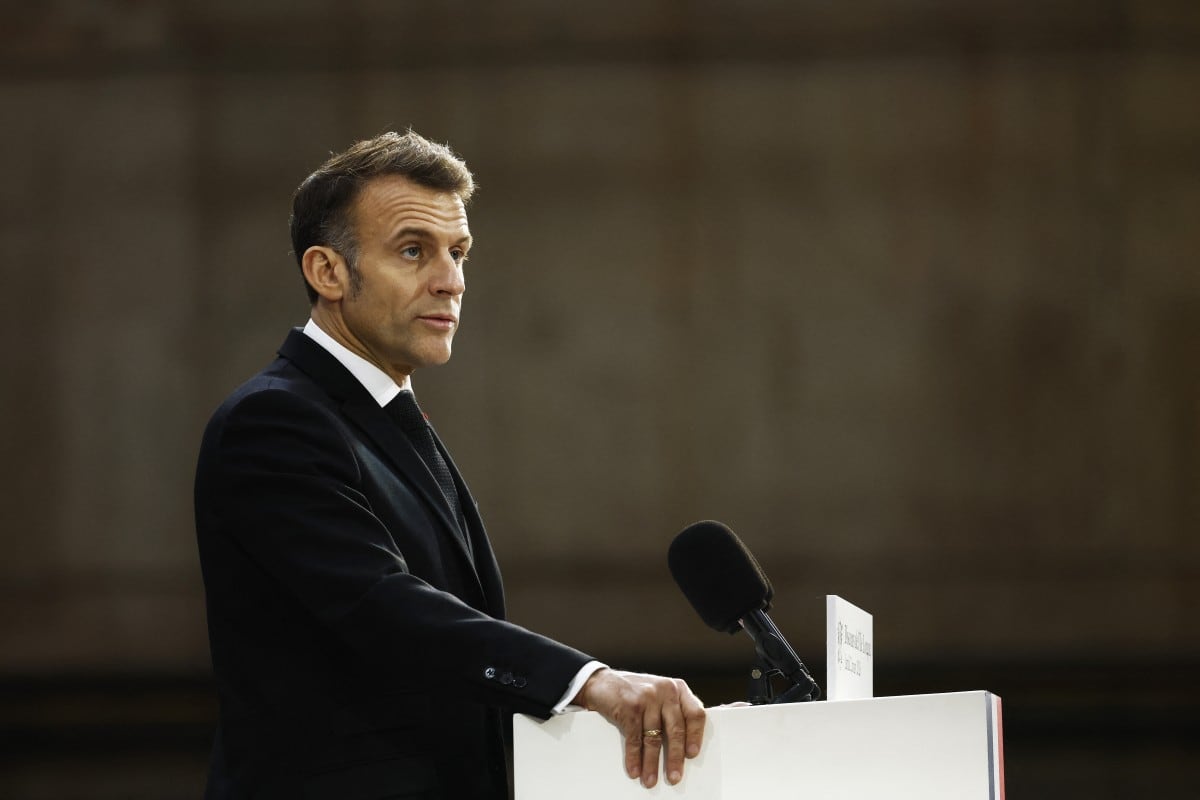 El presidente de Francia Emmanuel Macron.