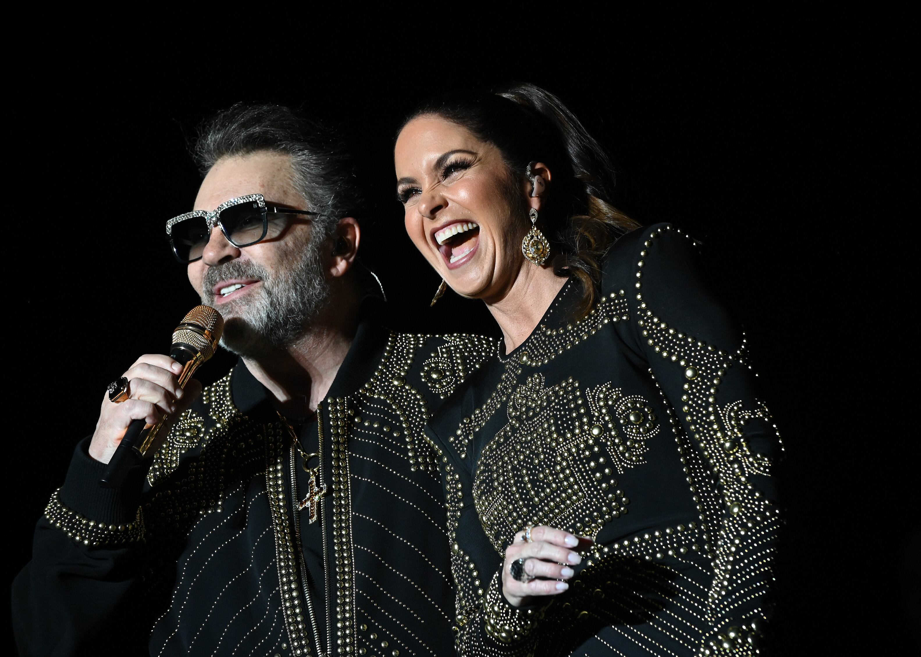 Lucero y Mijares en concierto.