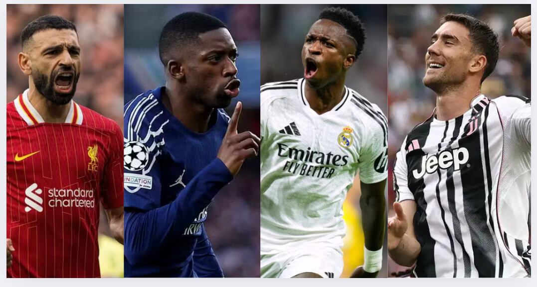 Champions League
Mohamed Salah
Ousmane Dembélé
Vinicius Jr
Dusan Vlahovic
Segunda fecha
30 de setiembre del 2025
Archivo/Champions