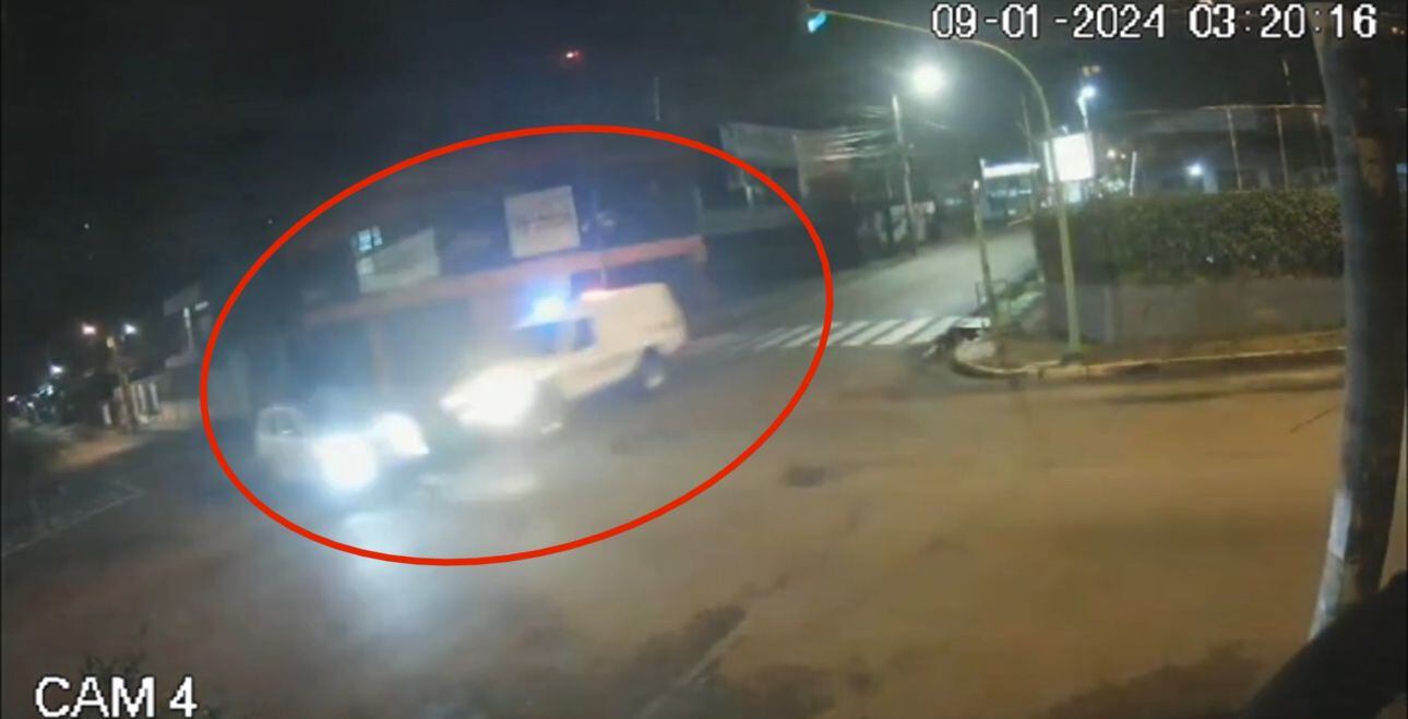 El accidente ocurrió al sur del parque de Desamparados. Foto: Captura de pantalla