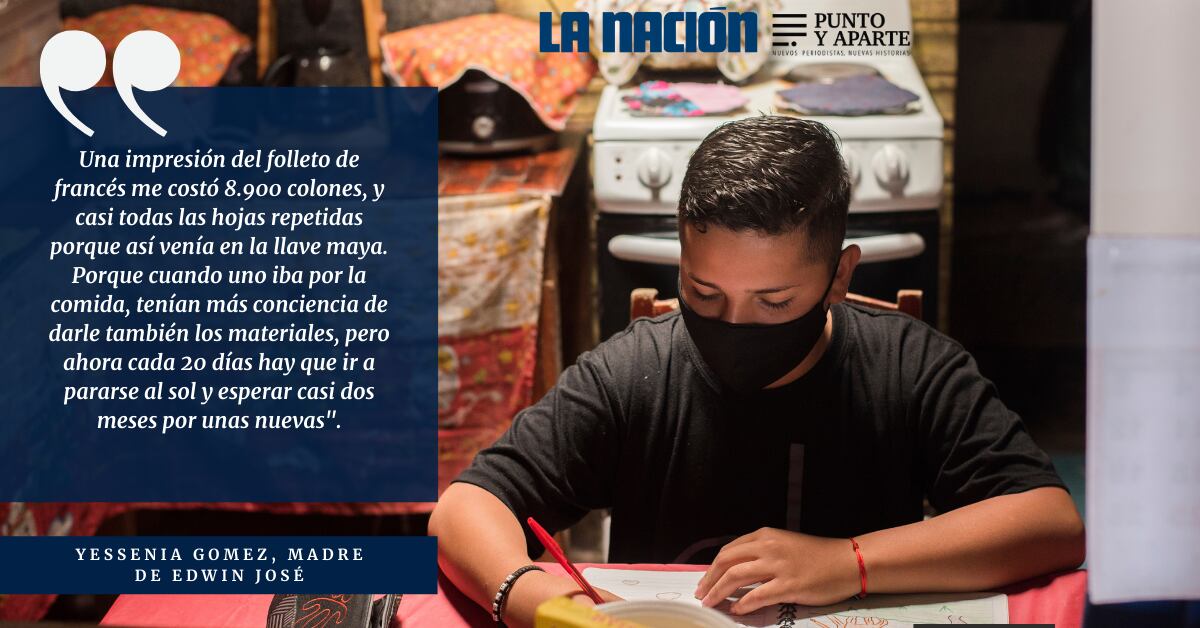 Reportaje Punto y Aparte / La Nación sobre educación a distancia en 2020 - Alejandro Ponce - Fabrice Le Lous - Fotografías: Eyleen Vargas / PyA