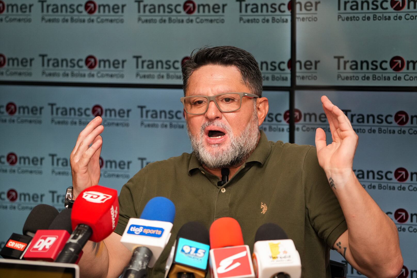 21/11/2025. Conferencia de prensa con Jafet Soto. Estadio Carlos Alvarado, Heredia.