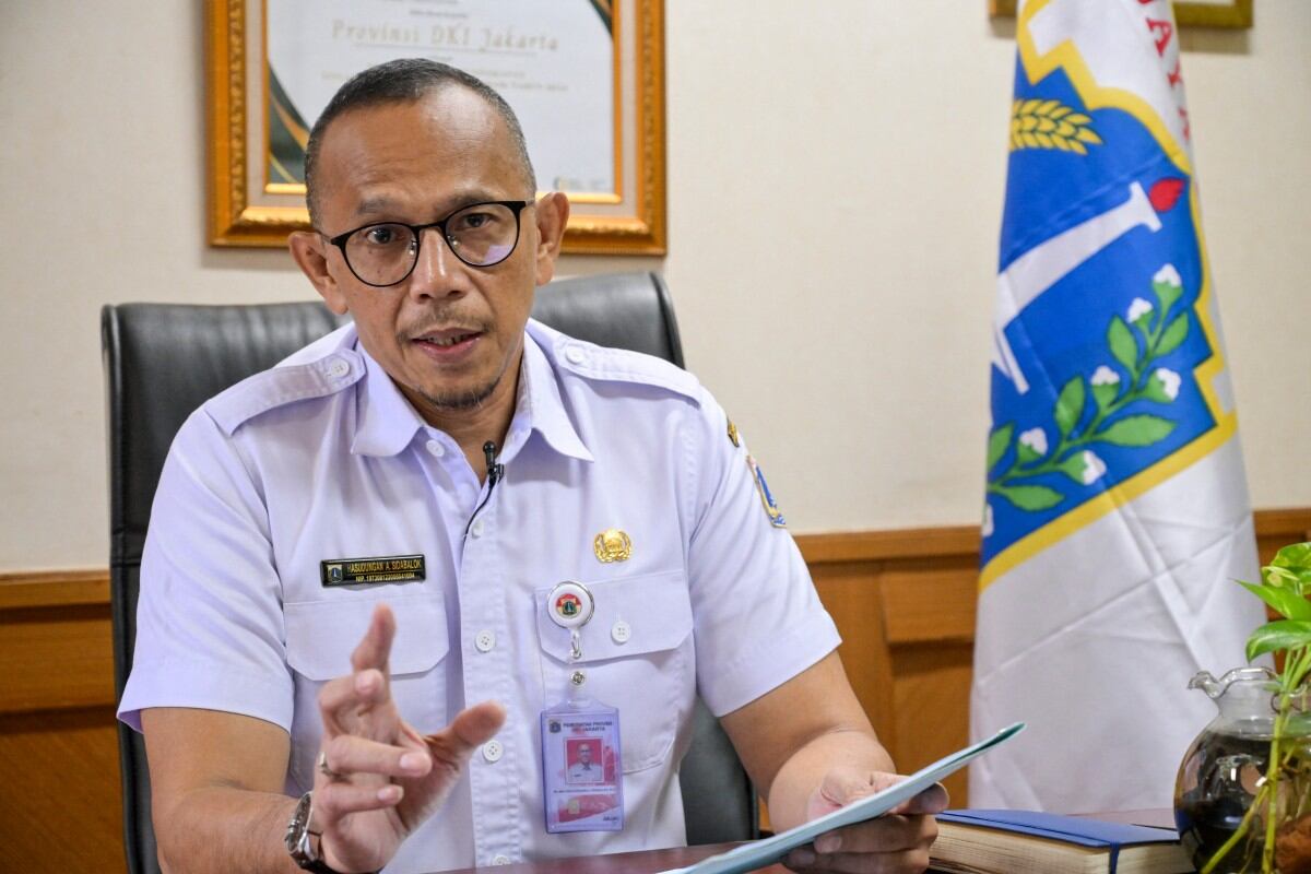 Hasudungan A. Sidabalok, jefe de DKPKP, agencia de salud de Yakarta, Indonesia.