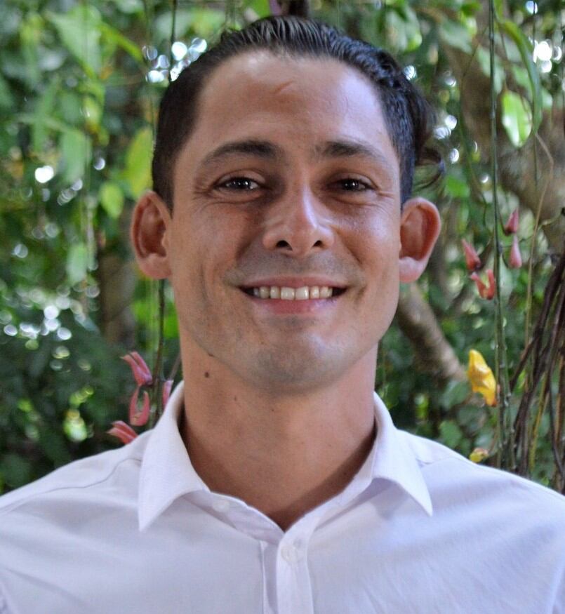 Ronny Castillo, candidato presidencial por el partido Aquí Costa Rica Manda (ACRM).