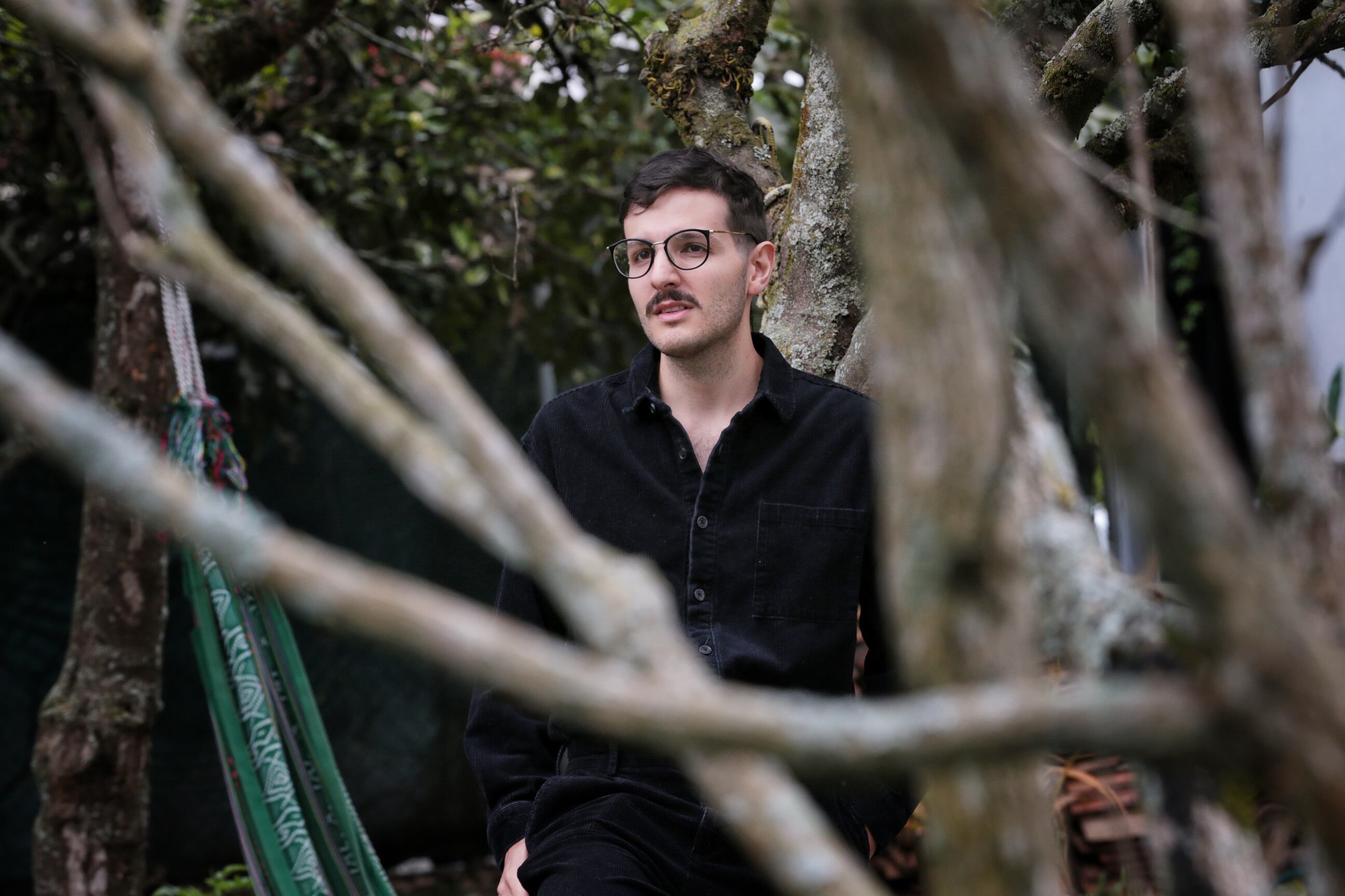23/01/2024/ Retratos del escritor Luis Alberto del Valle Ferreto, autor del libro 'Del otro lado del muro, un ensayo sobre la frontera entre MX y USA / Foto John Durán