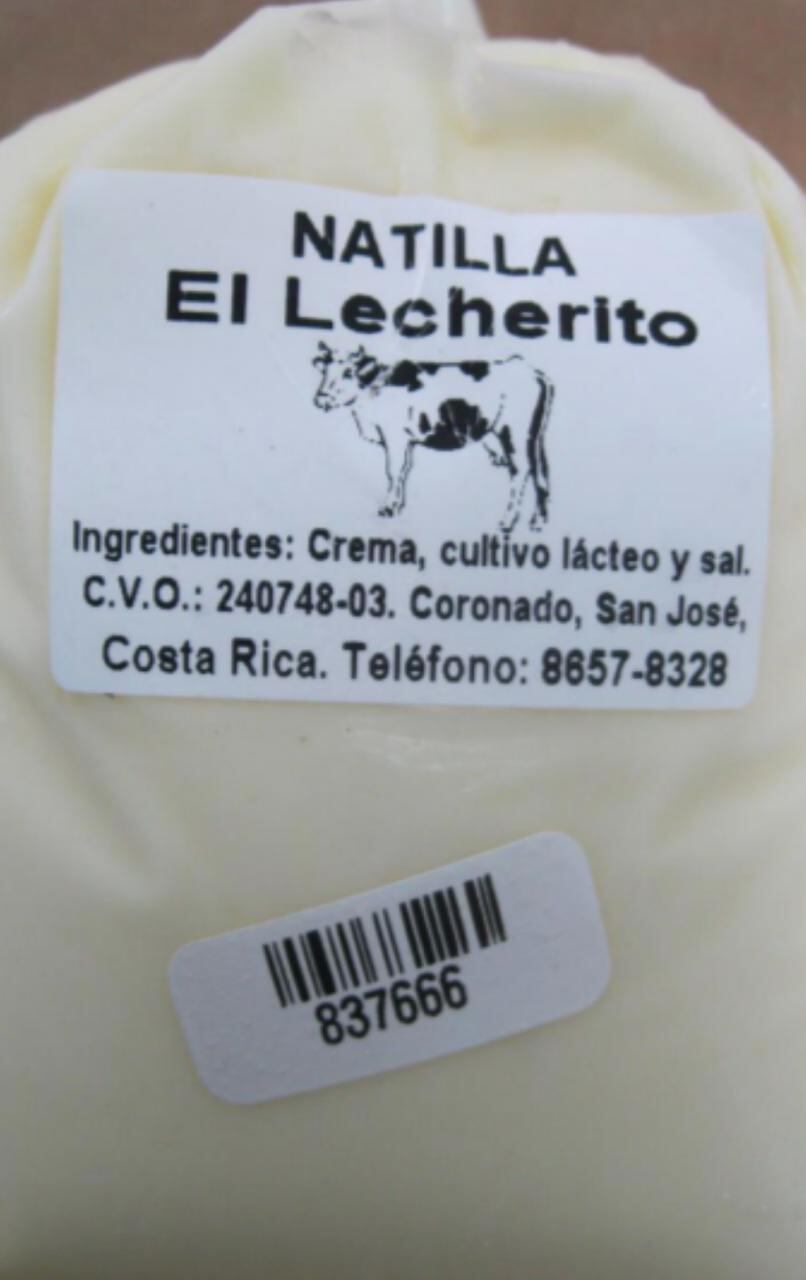 El Ministerio de Salud ordenó retirar de la venta y destruir las existencias de la natilla marca “El Lecherito”, otra más que, en menos de una semana, aparece contaminada con tres bacterias: Listeria monocytogenes, Escherichia coli y Staphylococcus aureus.
