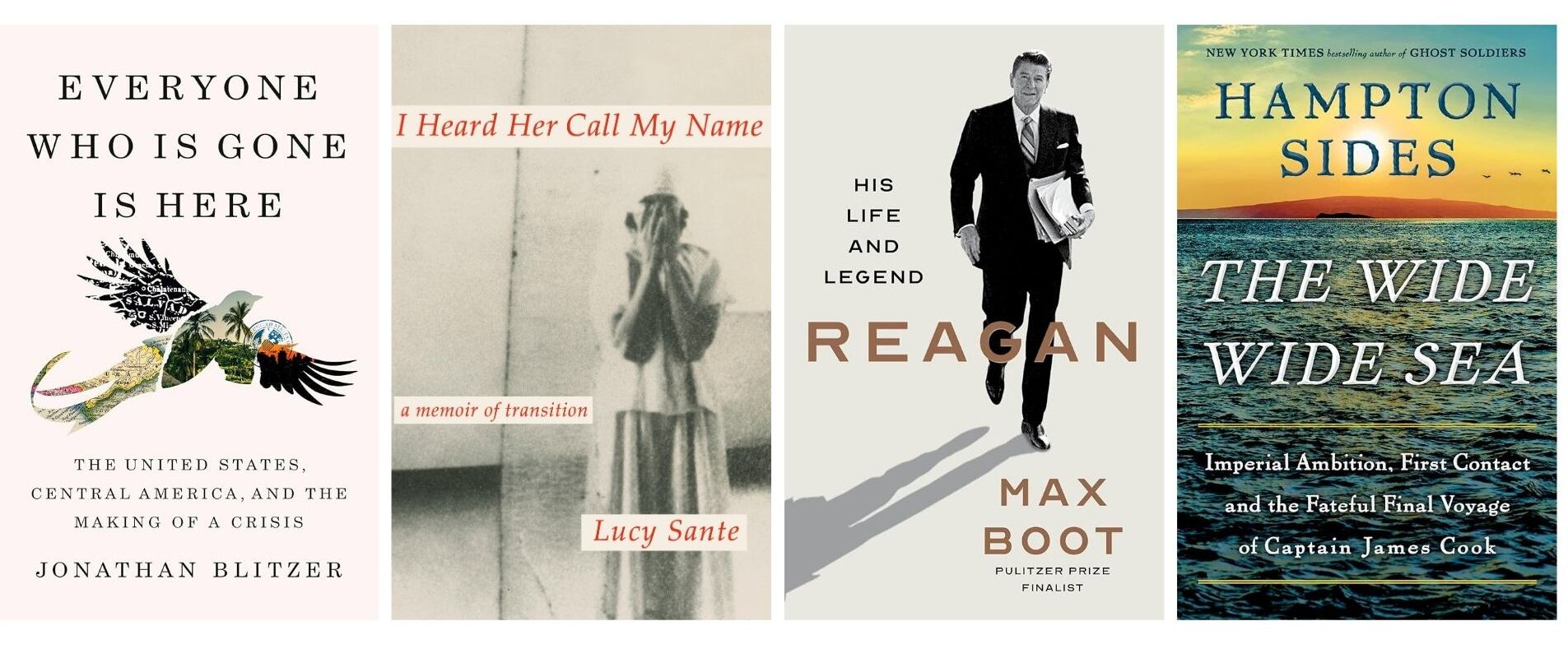 Los libros de no ficción 'Everyone Who is Gone is Gere', 'I Heard Her Call My Name', 'Reagan' y 'The Wide Wide Sea' fueron seleccionados entre los mejores 10 del 2024 por 'The New York Times'.