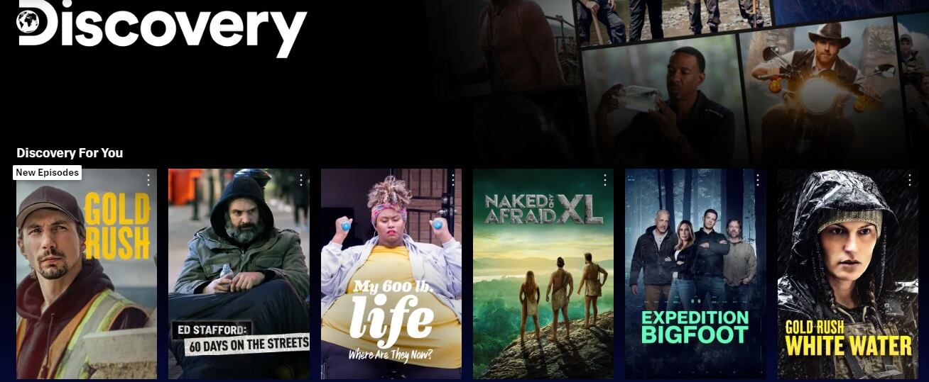 Nuevo menú del servicio Max, tras dejar atrás su identidad anterior, HBO Max.