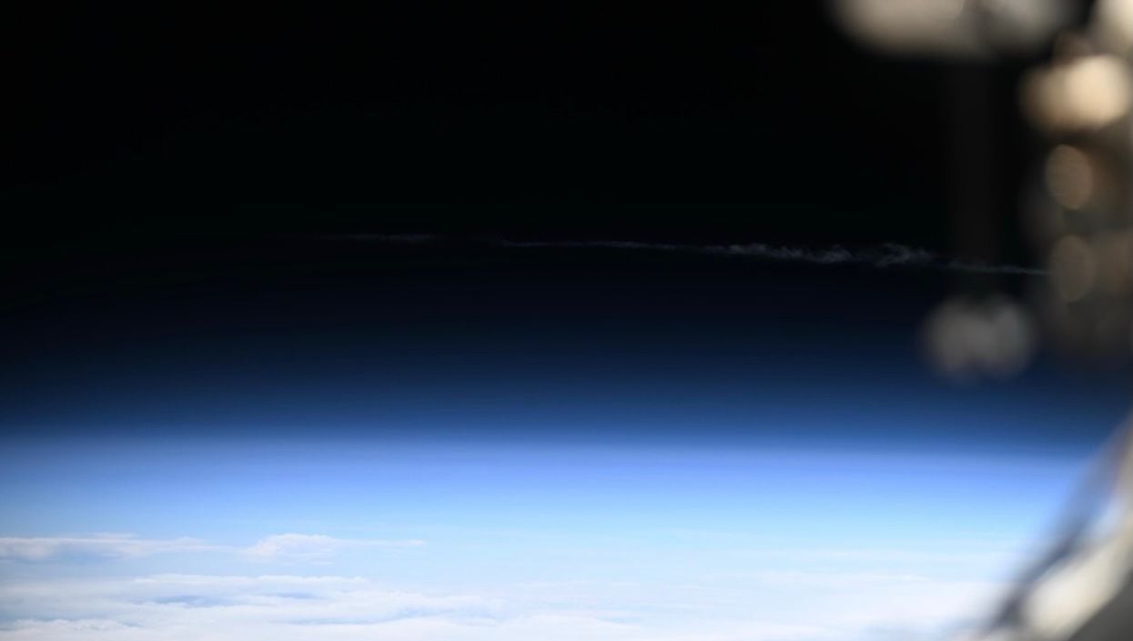 Artemis II desde el Estación Espacial