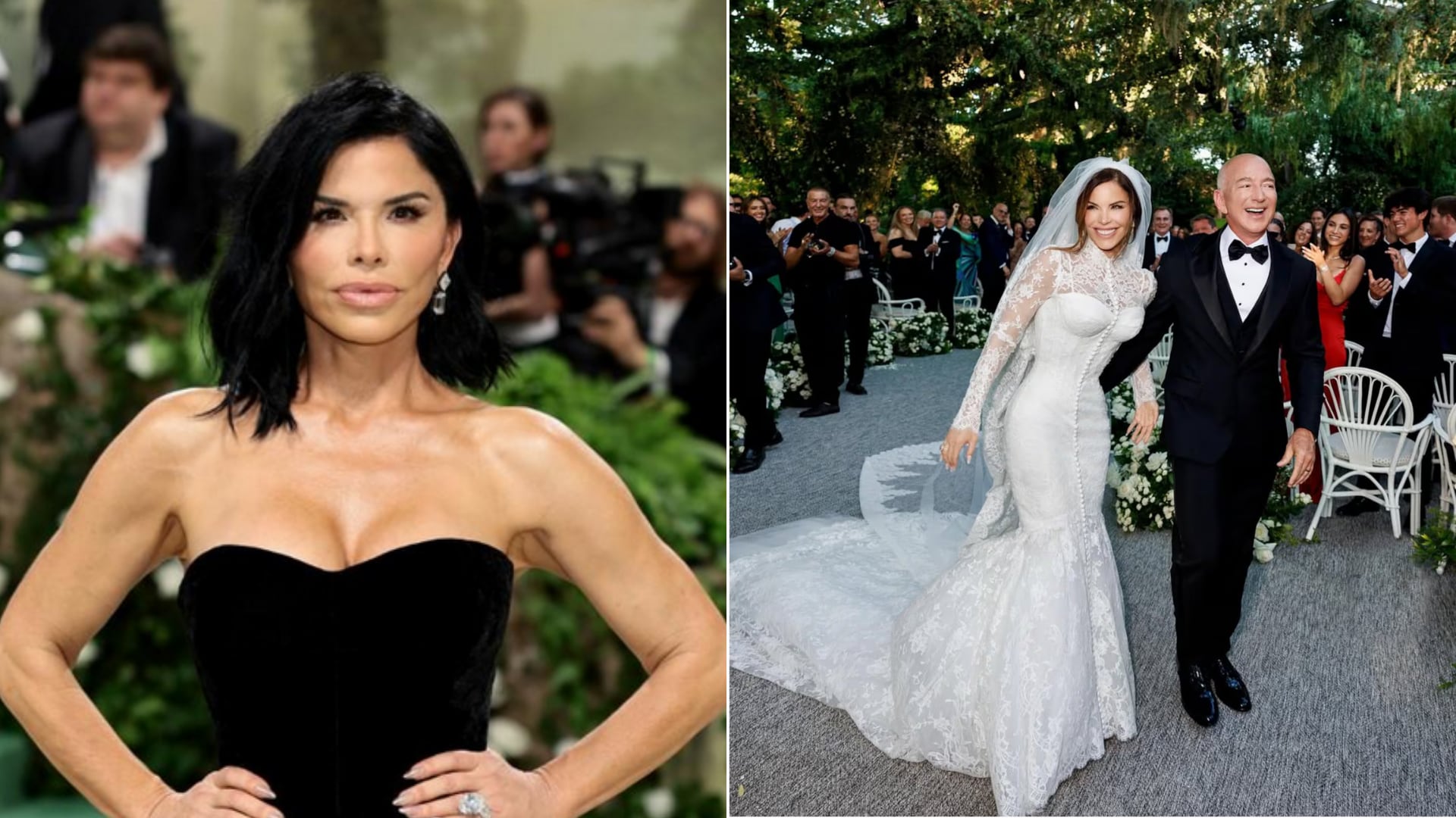 Lauren Sánchez se formó como piloto y empresaria antes de celebrar una boda simbólica con Jeff Bezos en una isla veneciana.