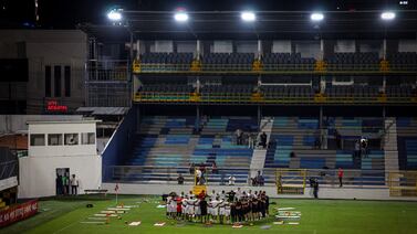 Así encontró Alajuelense la cancha del Estadio Francisco Morazán donde jugará contra Marathón (fotos y video)