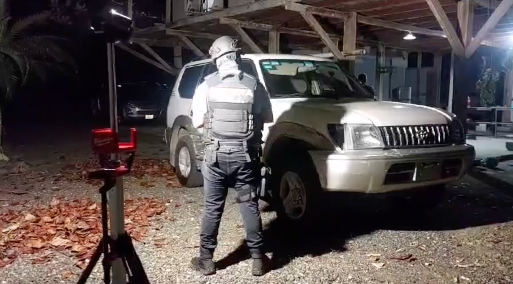 Carro utilizado en homicidio de Limón