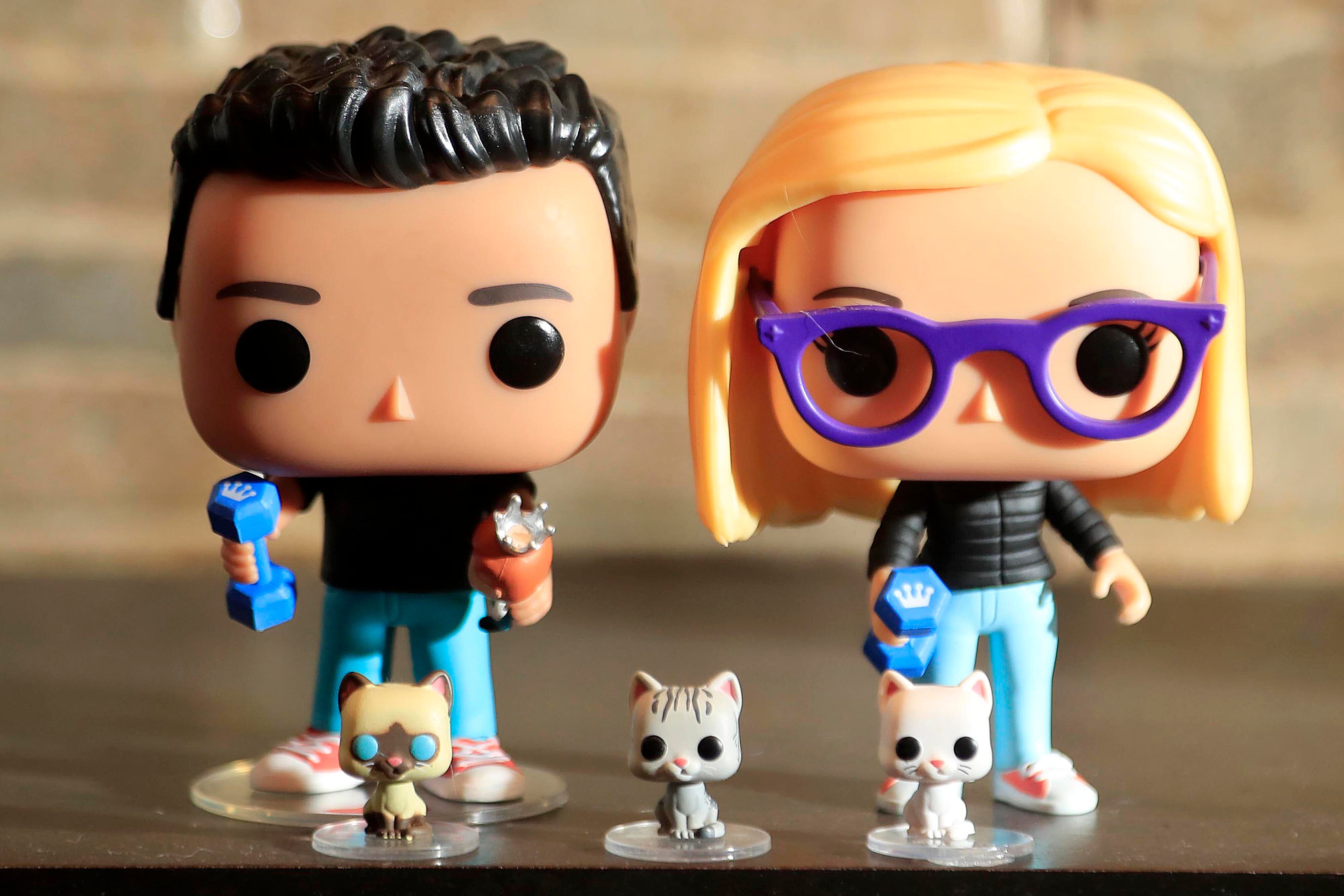 11/09/2023 San Juan de Dios de Desamparados. Willy, coleccionista de funkos. El y su esposa, Shirley, tienen una amplia colección de aproximadamente 700 que incluye posters y sus propios funkos.